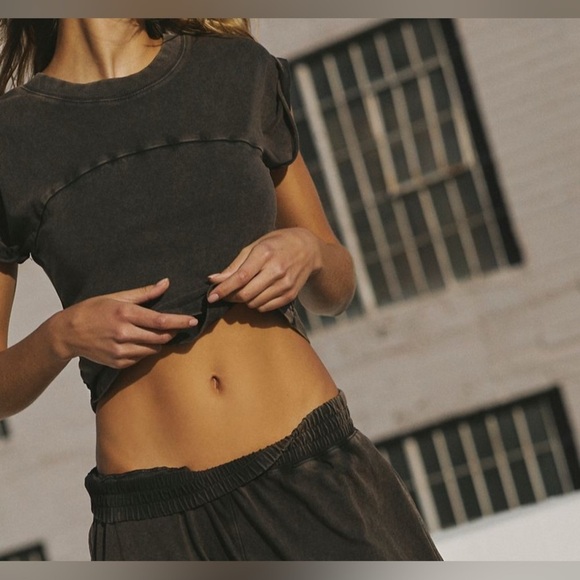 NWT FP Movement Free People Crossover top only Black Large - Picture 8 of 10